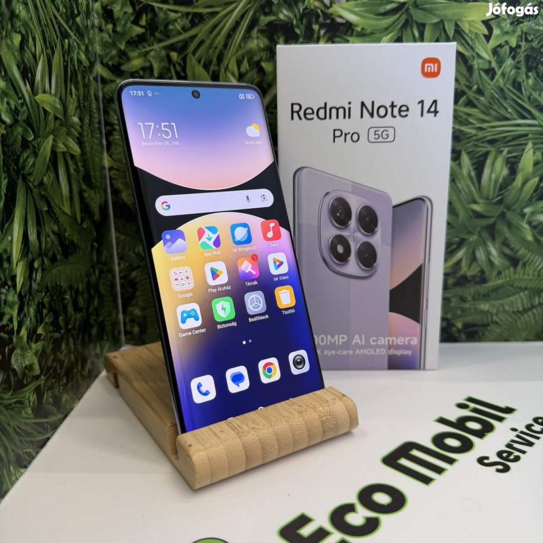 Xiaomi Redmi Note 14 Pro 5G Kártyafüggetlen 256 GB, 12 hó garancia