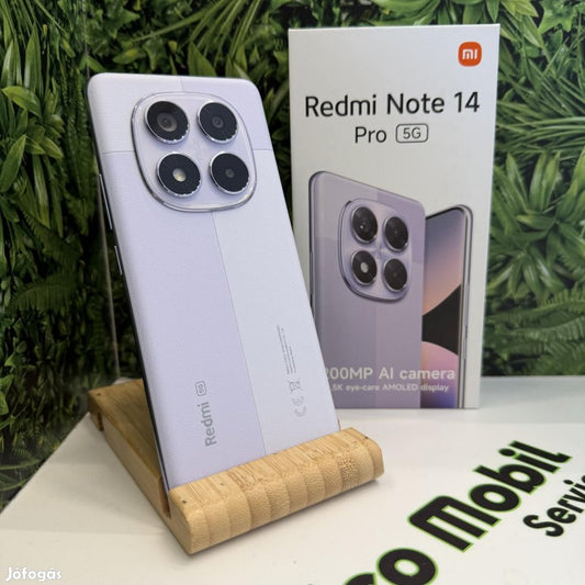 Xiaomi Redmi Note 14 Pro 5G Kártyafüggetlen 256 GB, 12 hó garancia
