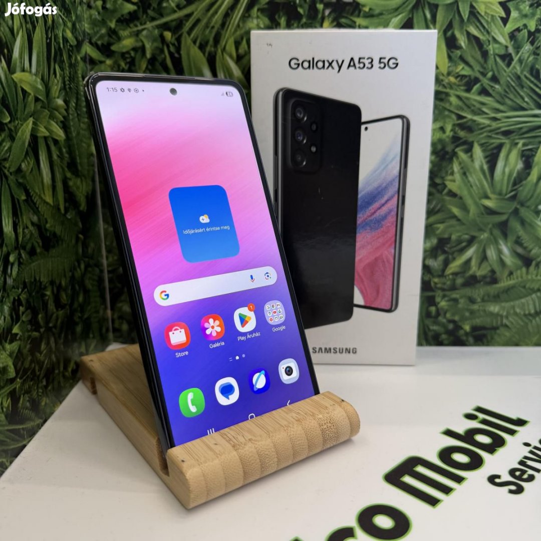 Samsung Galaxy A53 5G Kártyafüggetlen 128 GB, 12 hó garancia