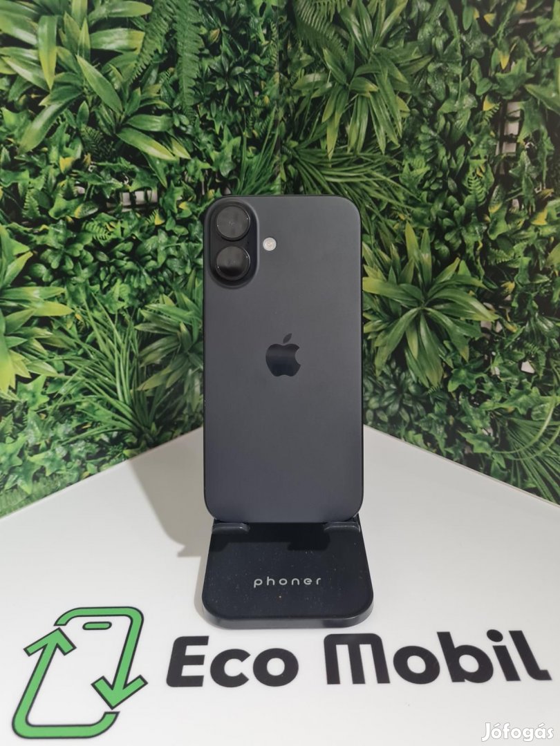 Apple iPhone 16 Kártyafüggetlen 256 GB, 12 hó garancia