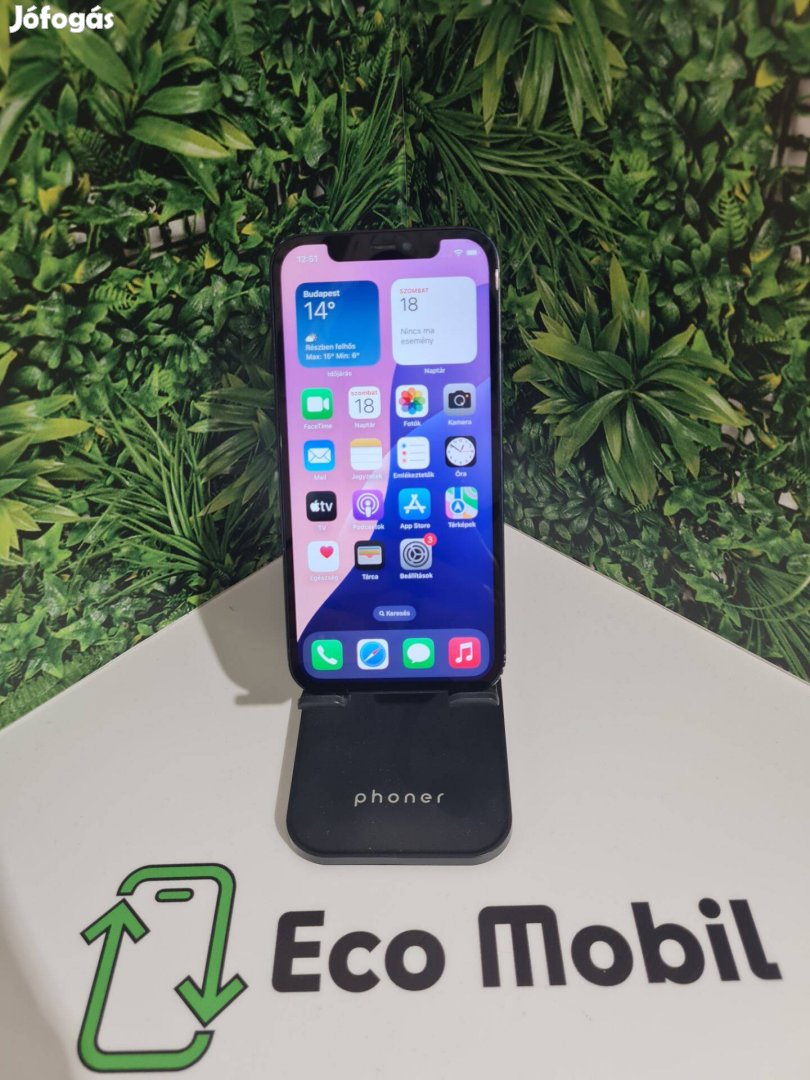 Apple iPhone 12 Kártyafüggetlen 64 GB, 12 hó garancia