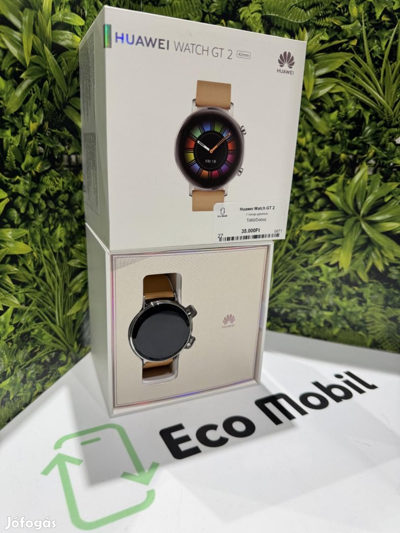 Huawei Watch GT2 42mm Kártyafüggetlen, 12 hó garancia