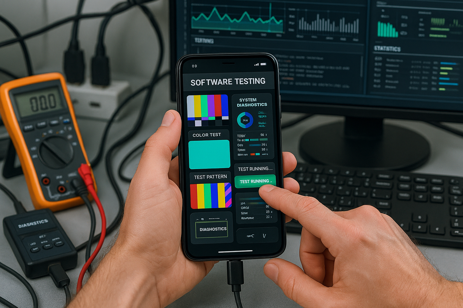 again please do like a software test